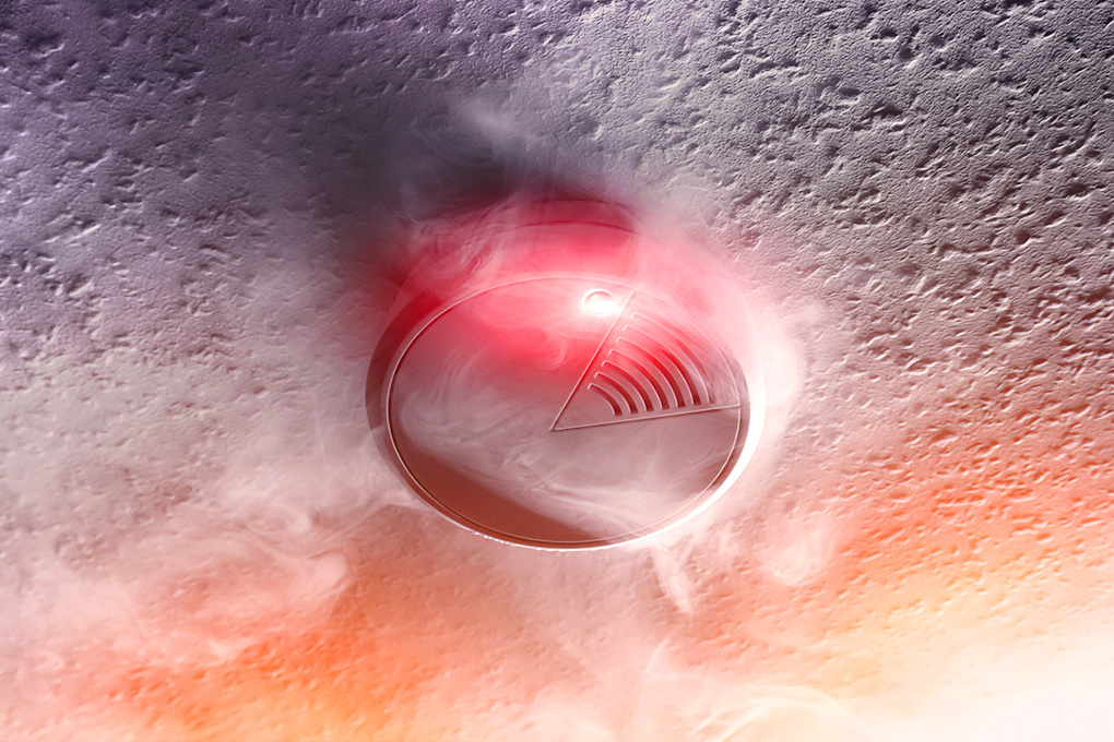 Funcionamiento del detector de humo · Antiincendios · Sector Alarm